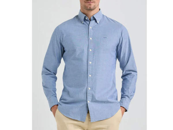 McGregor stretch Oxford Overhemd Shirt Navy XL