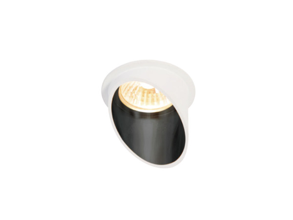 50x GU10 Inbouw design armatuur cilinder zand wit en zwart