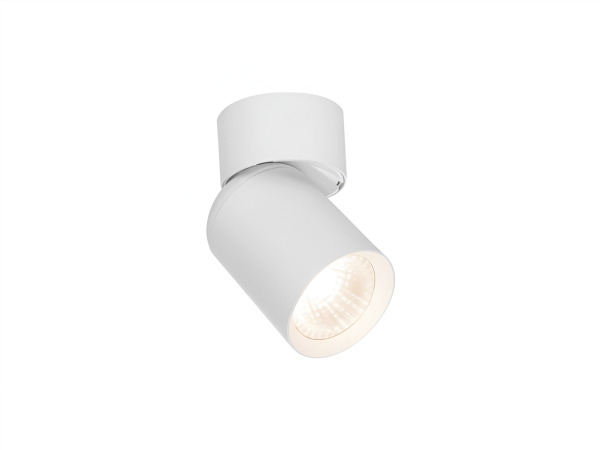 8x GU10 Opbouwspot Armatuur cilinder zand wit draaibaar