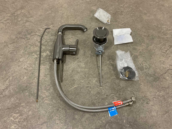 Grohe wastafelmengkraan Essence New hard grafiet geborsteld – foto 7 – kavel bij XL Auctions