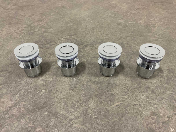 4x Beaux design wastafelplug 1 1/4" Lilas chroom – foto 5 – kavel bij XL Auctions
