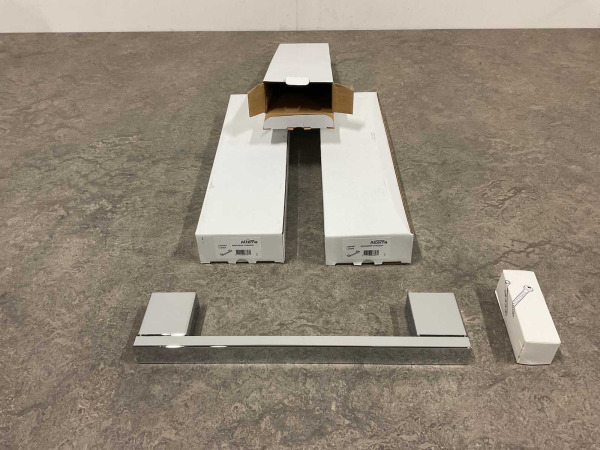 3x Novio wandgreep 30cm Imola chroom – foto 6 – kavel bij XL Auctions