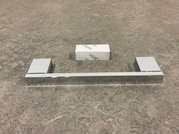3x Novio wandgreep 30cm Imola chroom – foto 2 – kavel bij XL Auctions