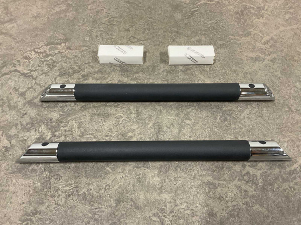 2x Beaux hoekwandgreep recht 35cm Ulis zwart chroom – foto 3 – kavel bij XL Auctions
