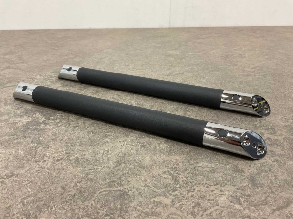 2x Beaux hoekwandgreep recht 35cm Ulis zwart chroom – foto 5 – kavel bij XL Auctions