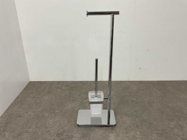 Beaux staande closetrol -en borstelhouder Ulis chroom – foto 3 – kavel bij XL Auctions