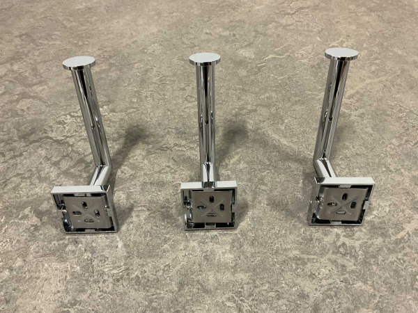 3x Alterna reserverolhouder Siena chroom – foto 4 – kavel bij XL Auctions