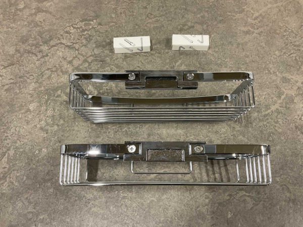 2x Alterna spons-zeephouder groot chroom – foto 3 – kavel bij XL Auctions