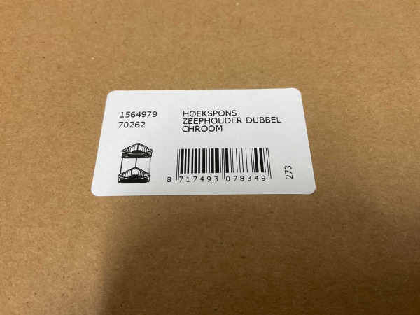 Beaux doucherek dubbel voor hoekmontage Ulis chroom – foto 6 – kavel bij XL Auctions