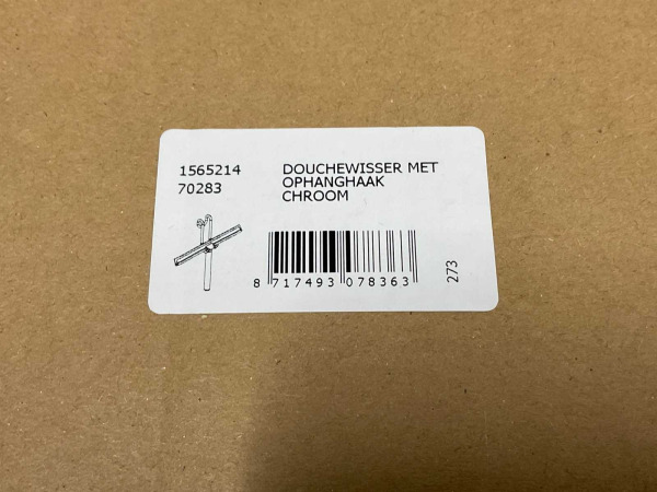 2x Beaux douchewisser met ophanghaak Ulis chroom – foto 4 – kavel bij XL Auctions