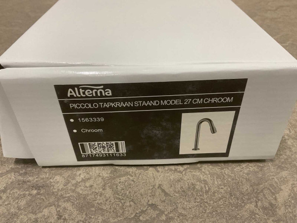 Alterna tapkraan staand model 27cm Piccolo chroom – foto 3 – kavel bij XL Auctions