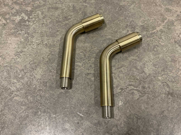 2x Alterna fonteinkraan wandmodel Piccolo brons – foto 3 – kavel bij XL Auctions