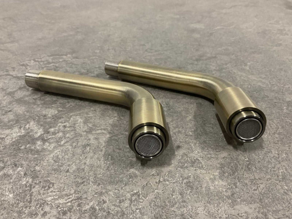 2x Alterna fonteinkraan wandmodel Piccolo brons – foto 4 – kavel bij XL Auctions