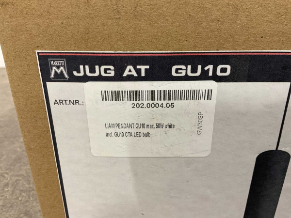Maretti hanglamp met led Gu10 2700K Jug At wit – foto 5 – kavel bij XL Auctions