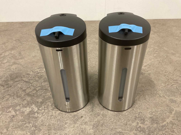 2x Novio zeep -desinfectie dispenser sensor Umea geborsteld – foto 2 – kavel bij XL Auctions