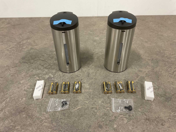 2x Novio zeep -desinfectie dispenser sensor Umea geborsteld – foto 6 – kavel bij XL Auctions