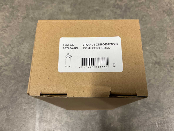4x Beaux zeepdispenser staand 150ml Ulis geborsteld – foto 4 – kavel bij XL Auctions