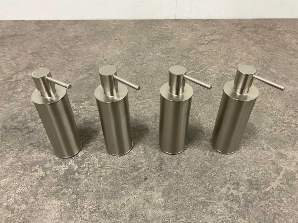 4x Beaux zeepdispenser staand 150ml Ulis geborsteld – foto 5 – kavel bij XL Auctions