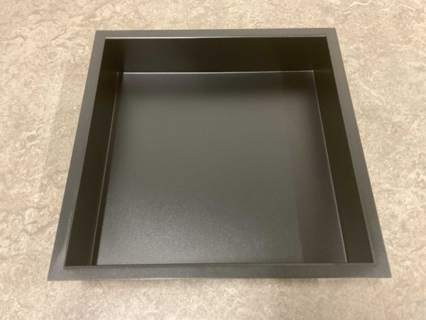 Alterna inbouwnis met flens 30x30x7cm Boston mat zwart – foto 2 – kavel bij XL Auctions