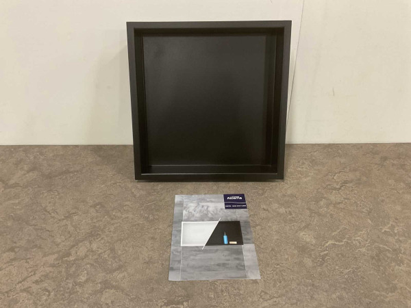 Alterna inbouwnis met flens 30x30x7cm Boston mat zwart – foto 7 – kavel bij XL Auctions