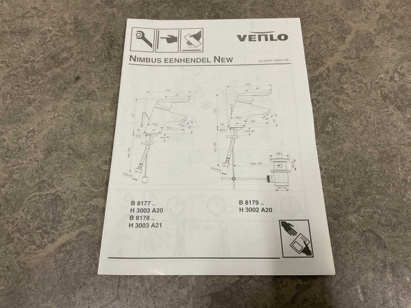 Venlo wastafelmengkraan Nimbus New chroom – foto 5 – kavel bij XL Auctions