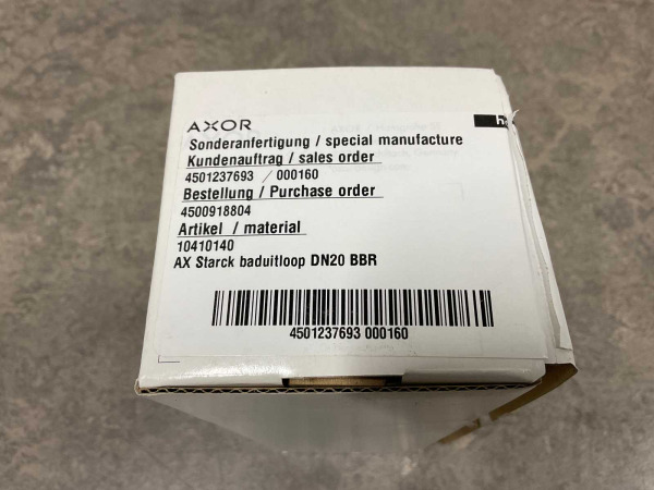 Axor baduitloop Starck geborsteld brons – foto 6 – kavel bij XL Auctions