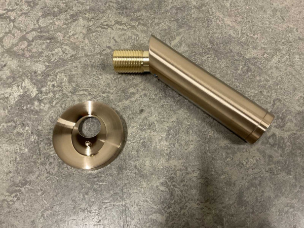 Axor baduitloop Starck geborsteld brons – foto 3 – kavel bij XL Auctions