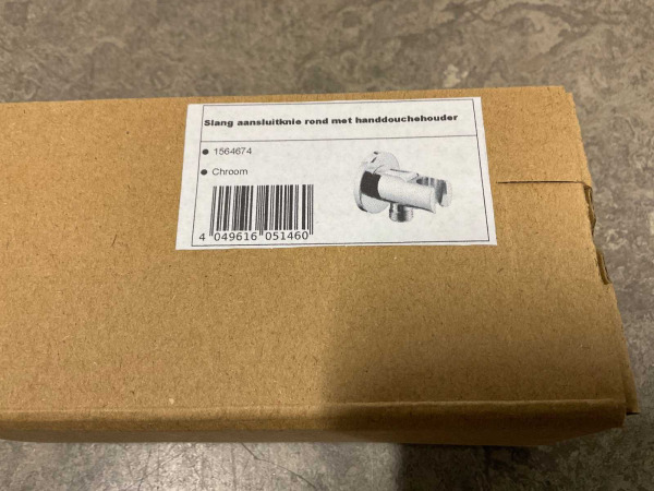 2x Beaux slang aansluitknie met houder Port chroom – foto 5 – kavel bij XL Auctions