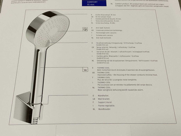 Hansa handdoucheset 3jets BasicJet mat zwart – foto 3 – kavel bij XL Auctions