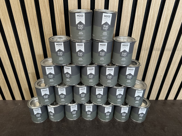 24x Moodpaints Krijtverf Sage Green  100ML