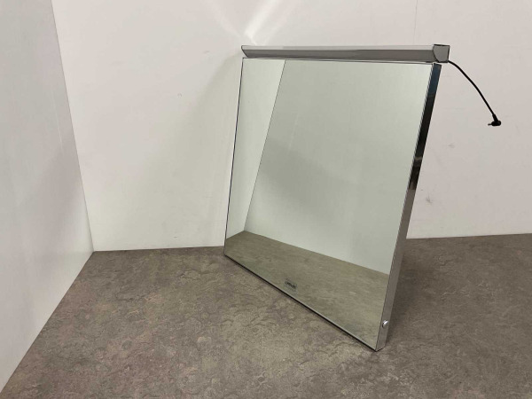 Novio spiegel 60x60cm ledverlichting en dimmer Wessel zilver – foto 2 – kavel bij XL Auctions
