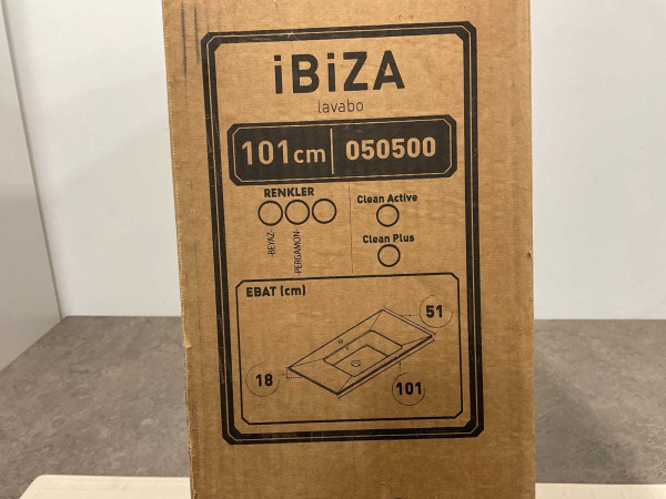 CeraStyle meubelwastafel 101cm Ibiza wit – foto 5 – kavel bij XL Auctions