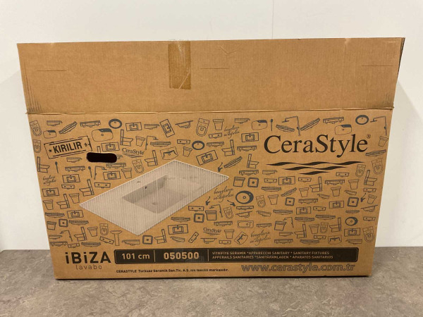 CeraStyle meubelwastafel 101cm Ibiza wit – foto 6 – kavel bij XL Auctions