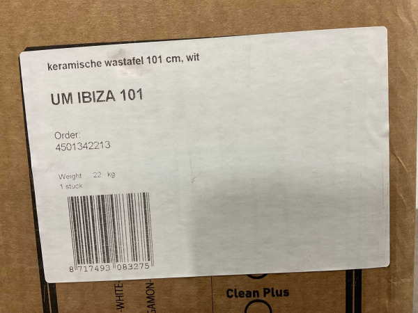 CeraStyle meubelwastafel 101cm Ibiza wit – foto 7 – kavel bij XL Auctions