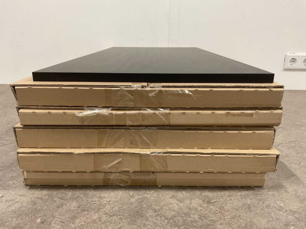 5x Vtwonen inlegtablet wastafel 86x41cm Frame oak black – foto 4 – kavel bij XL Auctions