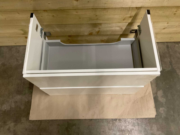 Detremmerie wastafelonderkast push open 80x45x59cm mat wit – foto 2 – kavel bij XL Auctions