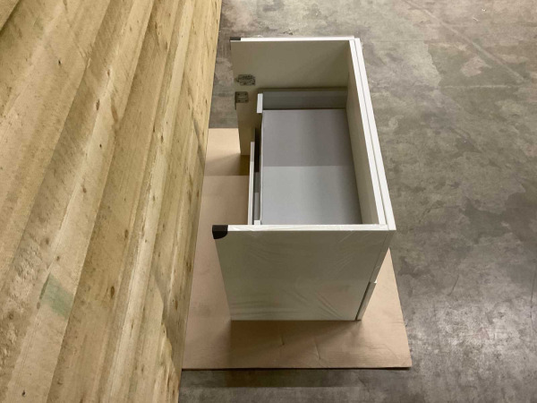 Detremmerie wastafelonderkast push open 80x45x59cm mat wit – foto 5 – kavel bij XL Auctions
