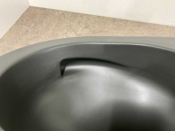 Hatria wandtoilet 53cm cycloneflush Futura mat zwart – foto 3 – kavel bij XL Auctions