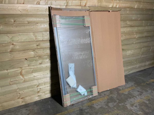 Novellini draaideur rechts 90/93cm Giada helder mat zilver – foto 3 – kavel bij XL Auctions