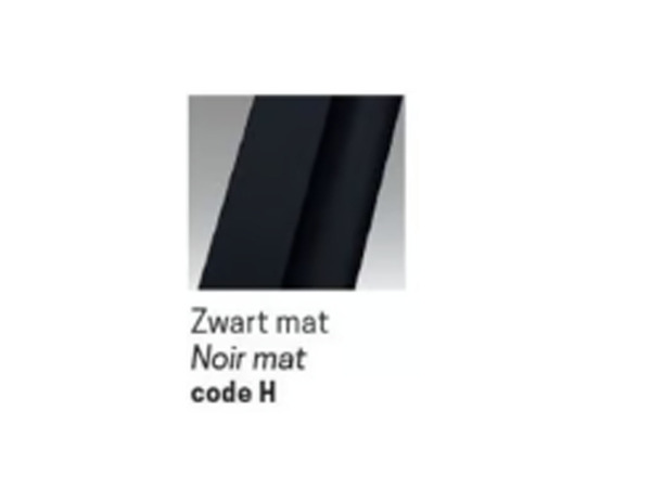 Novellini N180 F100 zijwand 97,5-99,5cm helder glas zwart – foto 5 – kavel bij XL Auctions