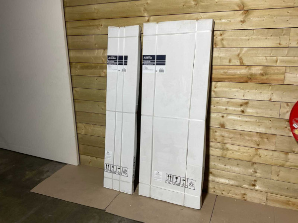 Alterna draaideur 2x vast paneel 140x200cm chroom-helder – foto 6 – kavel bij XL Auctions