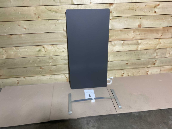 Saniselect infraroodpaneel 1185x585mm Kiara mat antraciet – foto 2 – kavel bij XL Auctions