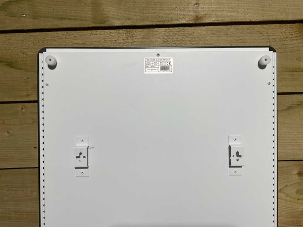 Saniselect infraroodpaneel 1185x585mm Kiara mat antraciet – foto 4 – kavel bij XL Auctions