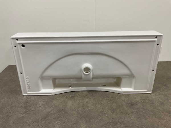 Hatria wastafel zonder kraangat 100x46,5cm Bahia13 wit – foto 4 – kavel bij XL Auctions