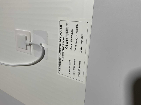Royal Plaza spiegel 140x80cm ledverlichting Jille – foto 6 – kavel bij XL Auctions