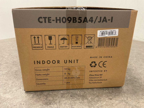 Airco split 2,7kW met wifi 9.200 BTU tot 25m² – foto 10 – kavel bij XL Auctions