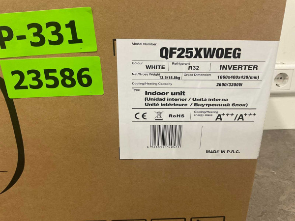 2x Airco splitunit 2,6kW met Clean Air technologie –tot 25m² – foto 3 – kavel bij XL Auctions