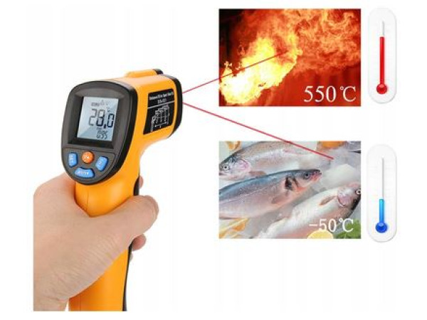 Contactloze laserpyrometerthermometer -50 +550°c – foto 2 – kavel bij XL Auctions