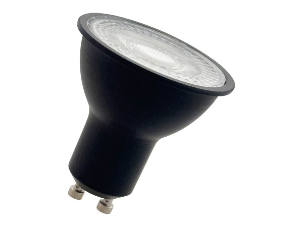 100x 7W GU10 LED Spot met lens 3000K zwart