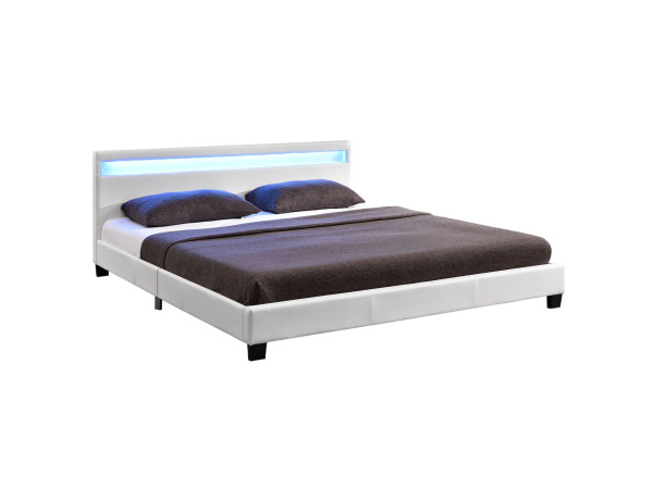Gestoffeerd bed Paris - 140 x 200 cm - Wit